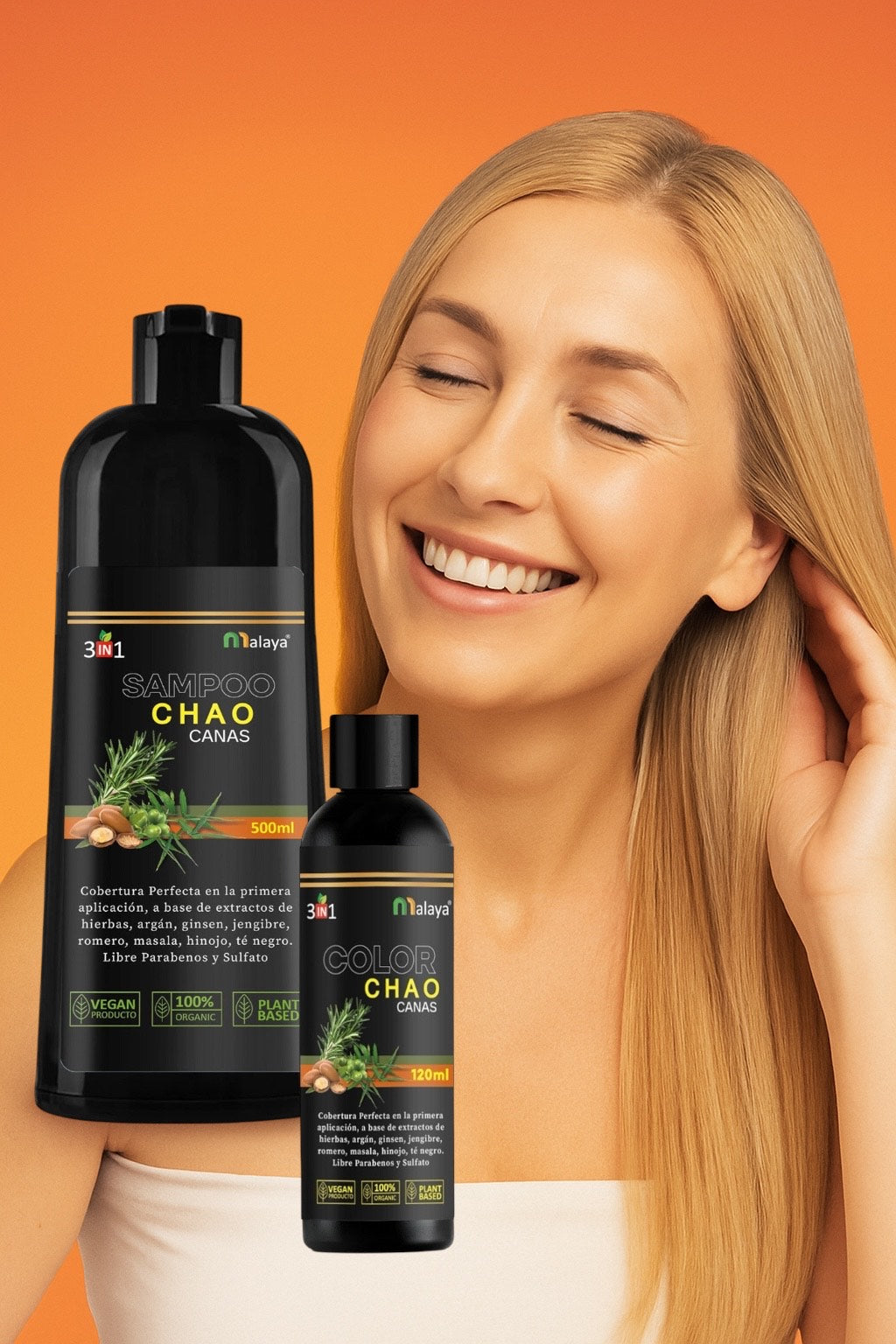 Shampoo CHAO CANAS ¡3 EN 1!